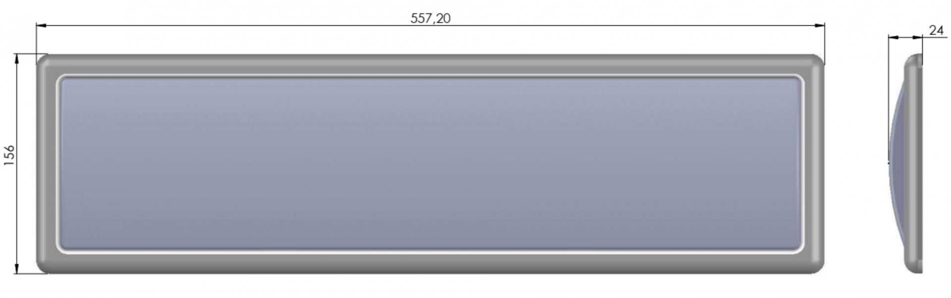 DIMENSÕES LED LINE